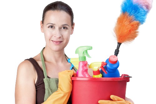 Cleaning team preparing a transparent quote for a small property clearance