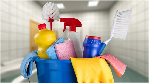 Team assessing a cleaning service issue