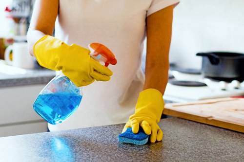 End of tenancy cleaning service in Collierswood preparing a property