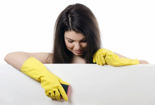 Deep cleaning of a bathroom by home cleaners in Collierswood