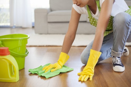 A Collierswood cleaning team maintaining a commercial workspace